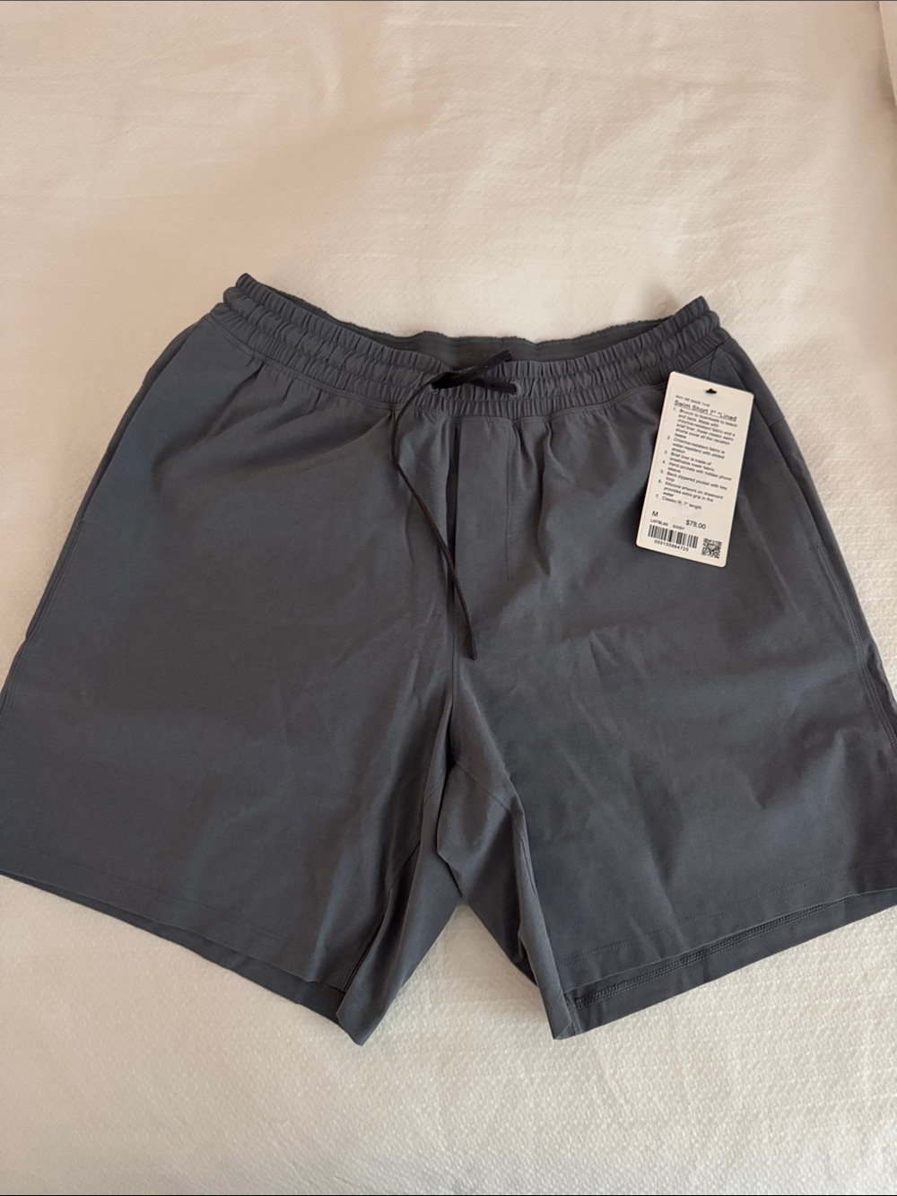 lululemon athletica Men's Charcoal Gray Athletic Shorts